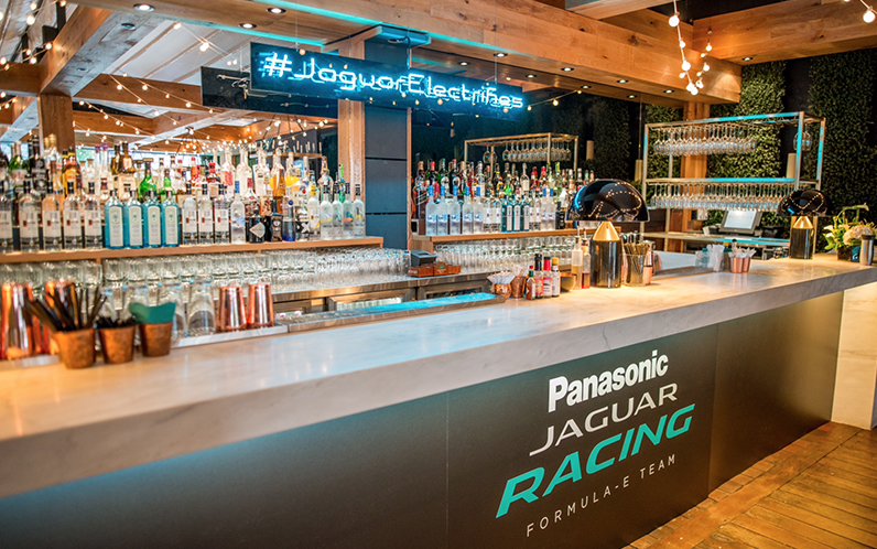Jaguar Racing event held at Ristorante Beatrice during F1 weekend.