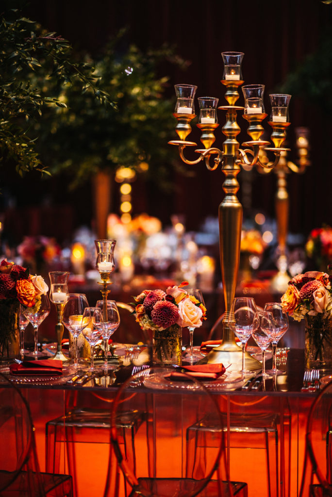 A table from an event catered by Ristorante Beatrice.